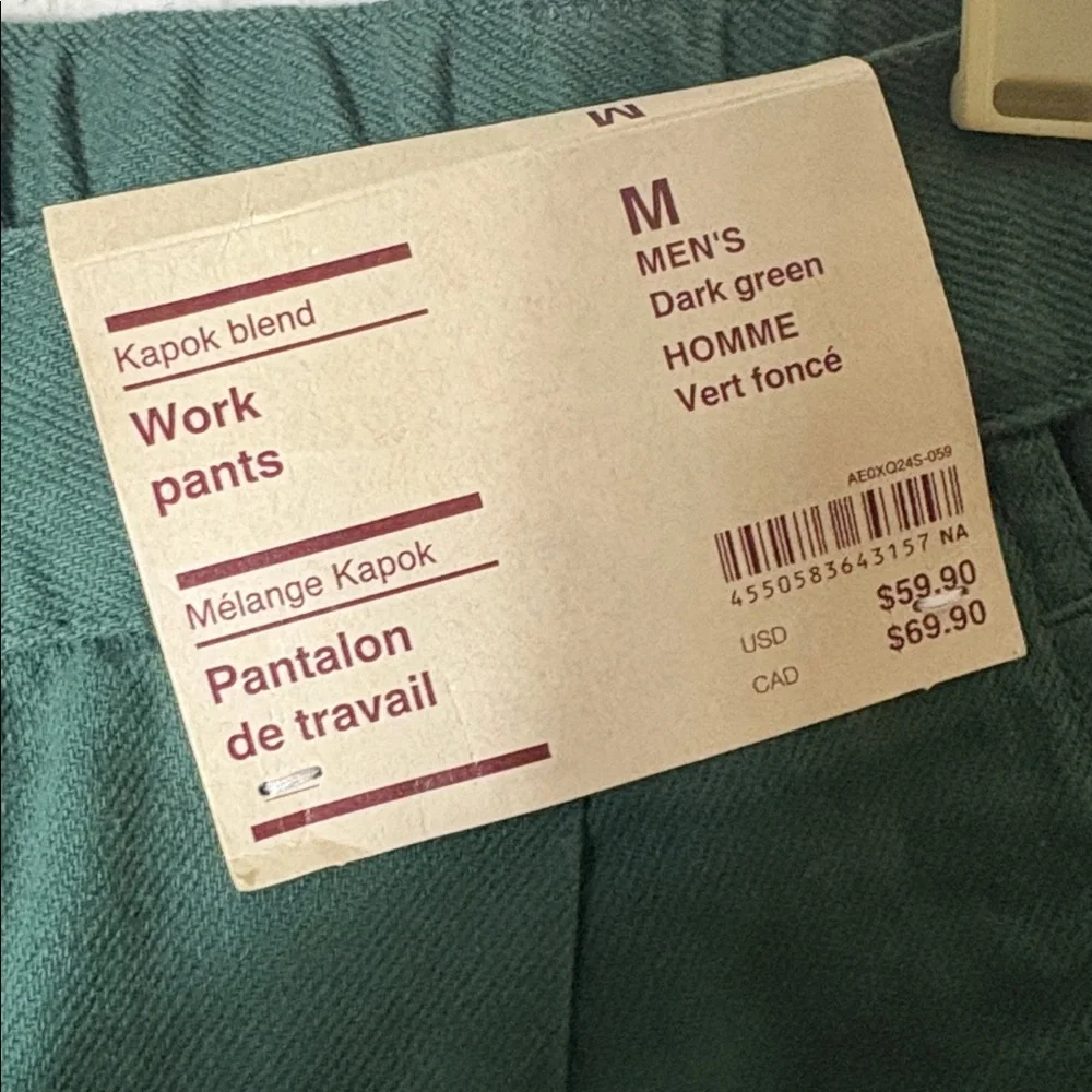 Kapok Blend Wide Leg Trousers...M NWT